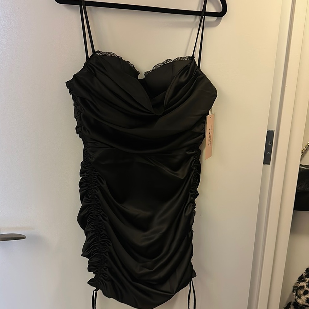 Oh Polly Mini Black Dress